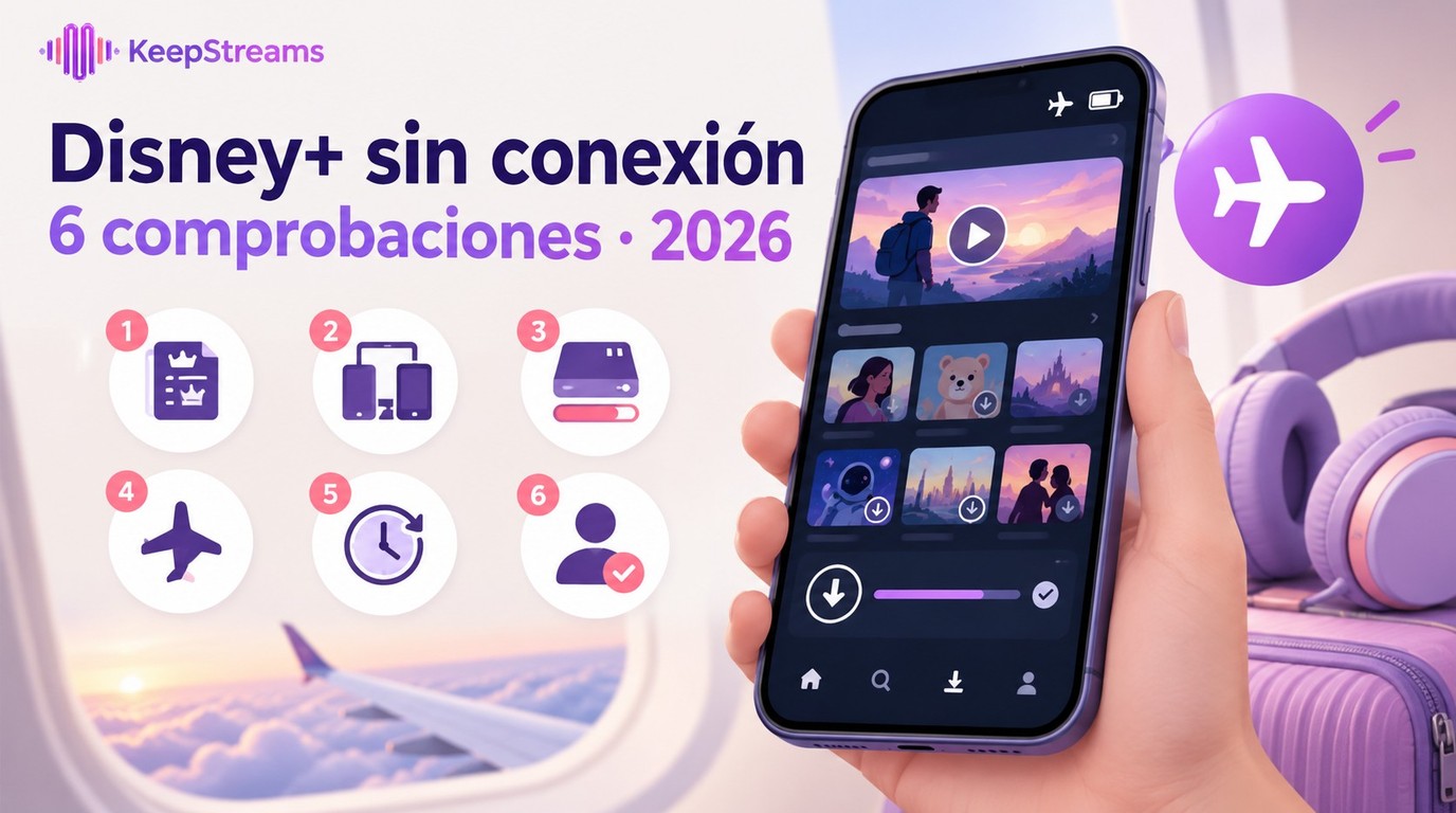 Descargas de Disney Plus sin conexión: 6 comprobaciones (2026)