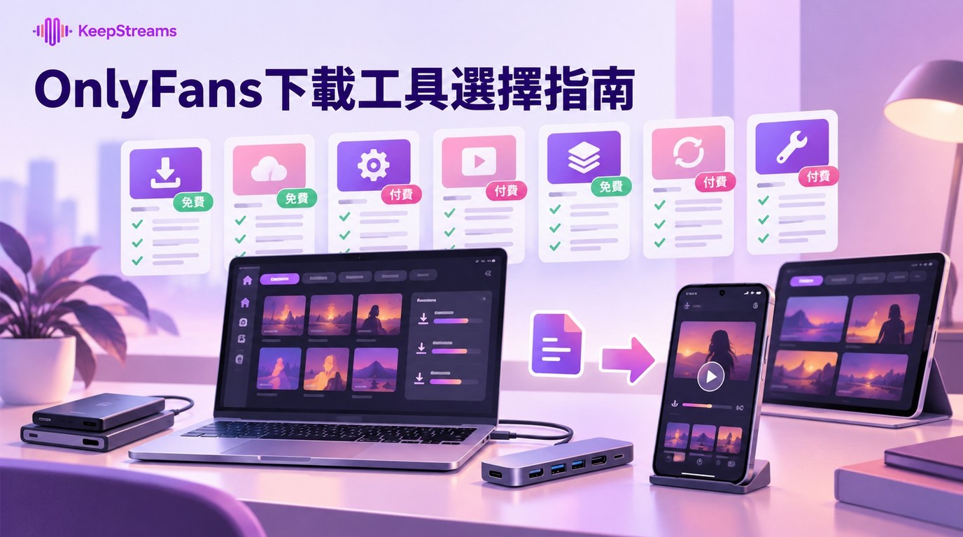 OnlyFans下載工具怎麼選？免費與付費的7種選擇