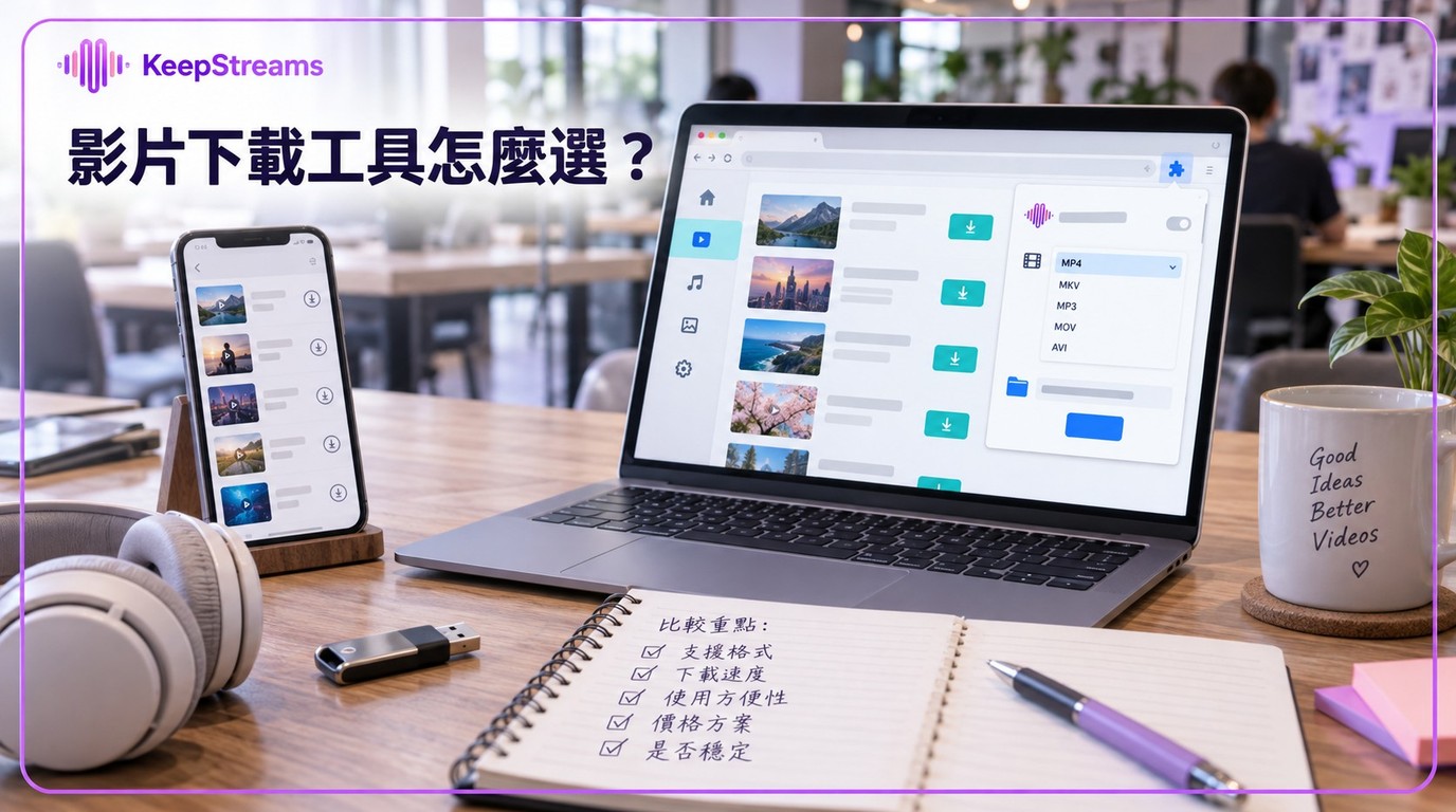 影片下載工具怎麼選？免費選項、Chrome擴充與MP4保存