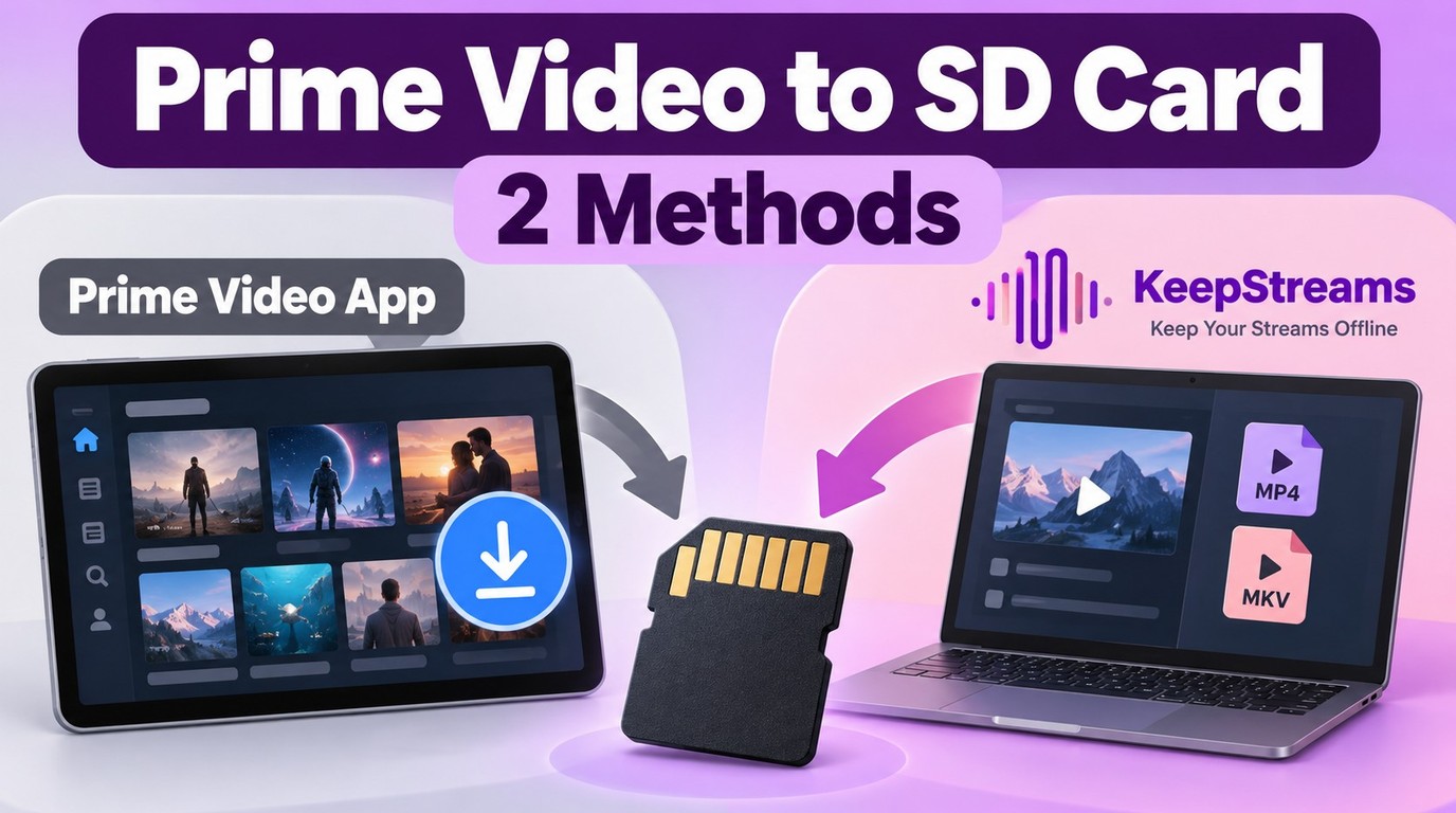 2 Methods to Download Amazon Prime Video to SD Card