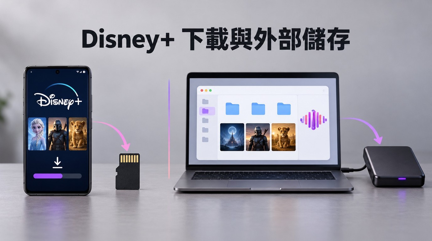 Disney Plus下載位置：手機、SD卡與電腦儲存空間管理