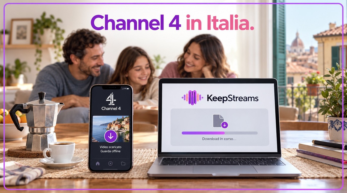 Scaricare i video di Channel 4 in Italia: app ufficiale e PC