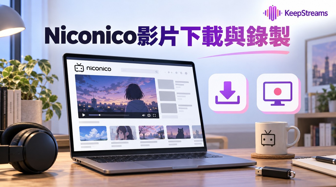 【2026最新】下載Niconico影片：電腦MP4下載6步與錄影方式
