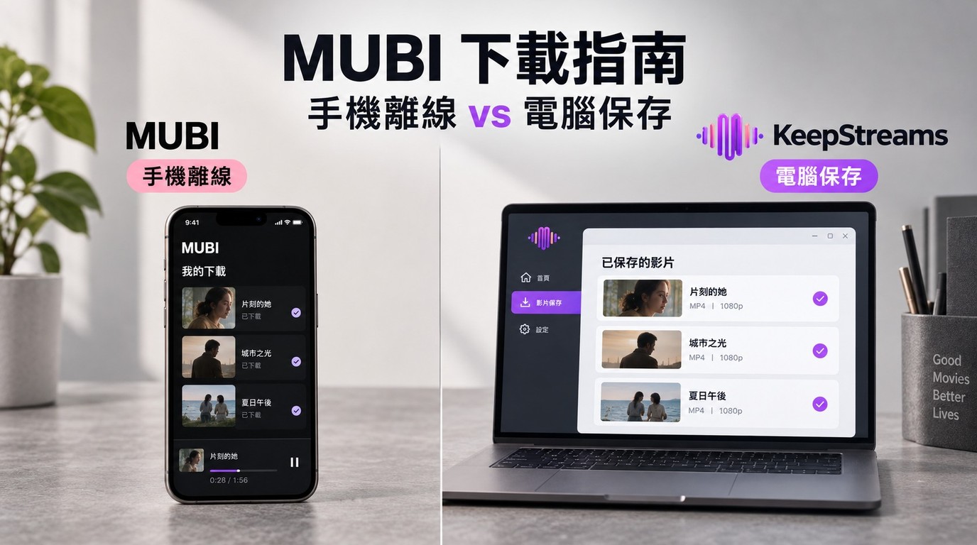 MUBI影片下載：手機離線觀看與電腦保存須知