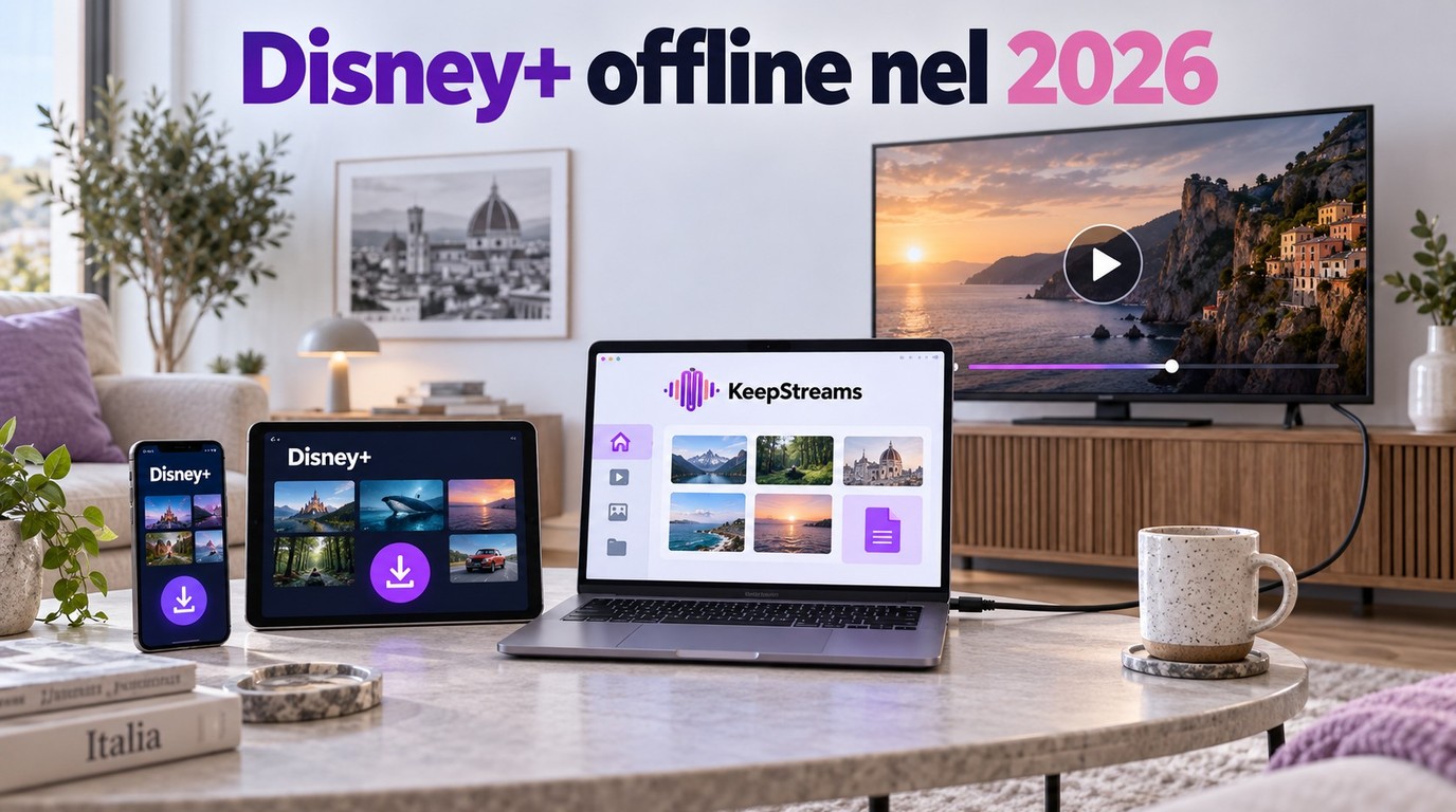 Scaricare Disney Plus offline su telefono, tablet e laptop