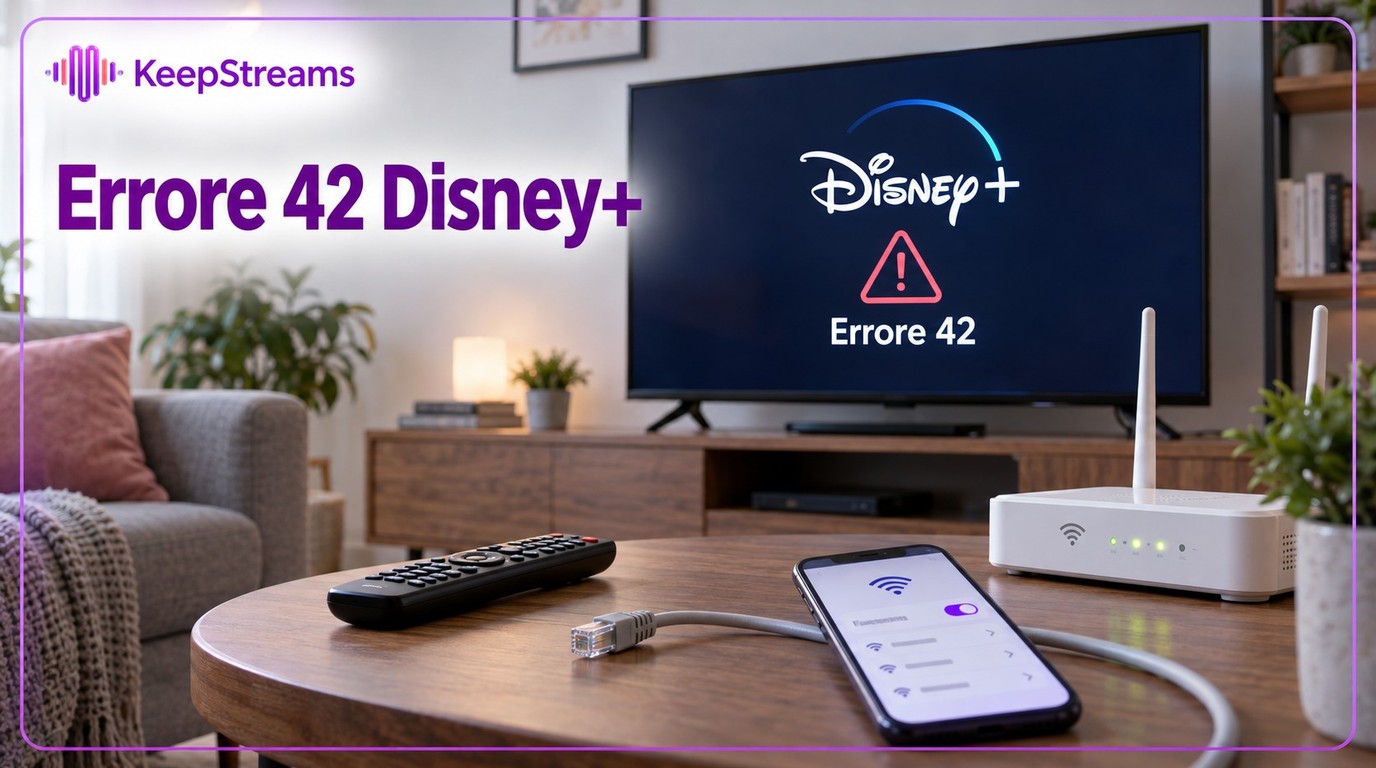 Errore 42 Disney Plus: controlli su rete, app e TV