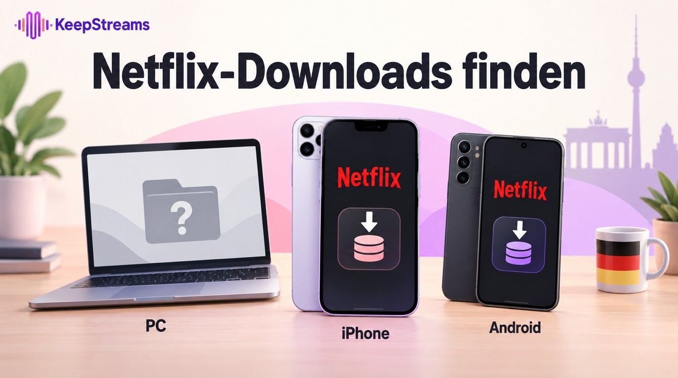 Netflix-Download-Speicherort: Android, iPhone und PC