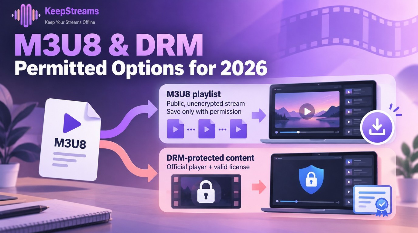 Can You Save DRM-Protected M3U8 Video? Options for 2026